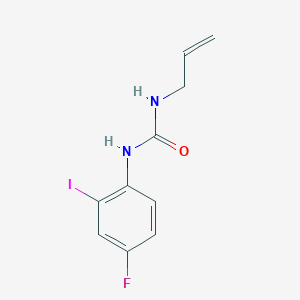 molecular formula C10H10FIN2O B14918110 1-Allyl-3-(4-fluoro-2-iodophenyl)urea 