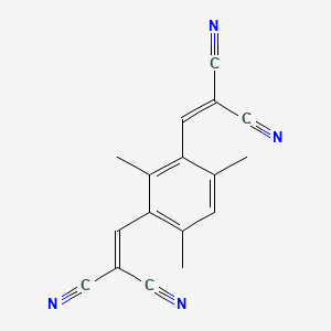 {[3-(2,2-Dicyanovinyl)-2,4,6-trimethylphenyl]methylene}methane-1,1-dicarbonitr ile