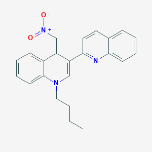 1'-Butyl-4'-(nitromethyl)-1',4'-dihydro-2,3'-biquinoline