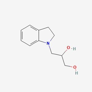 3-(2,3-dihydro-1H-indol-1-yl)-1,2-propanediol