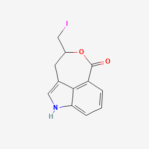 3-(Iodomethyl)-4,6-dihydrooxepino[5,4,3-cd]indol-1(3H)-one