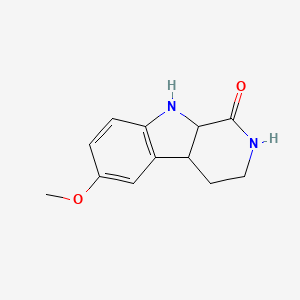 6-Methoxy-2,3,4,4a,9,9a-hexahydro-1H-pyrido[3,4-b]indol-1-one