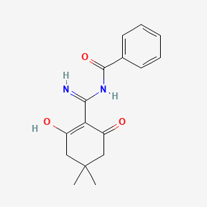 N-(2-hydroxy-4,4-dimethyl-6-oxocyclohexene-1-carboximidoyl)benzamide