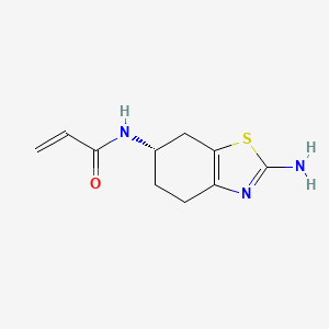 molecular formula C10H13N3OS B14918258 (S)-N-(2-Amino-4,5,6,7-tetrahydrobenzo[d]thiazol-6-yl)acrylamide 