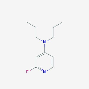 molecular formula C11H17FN2 B1491826 2-fluoro-N,N-dipropylpyridin-4-amine CAS No. 1566090-49-0