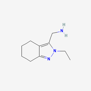 (2-ethyl-4,5,6,7-tetrahydro-2H-indazol-3-yl)methanamine