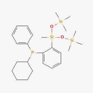 Cyclohexyl(2-(1,1,1,3,5,5,5-heptamethyltrisiloxan-3-yl)phenyl)(phenyl)phosphane