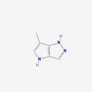 6-Methyl-2,4-dihydropyrrolo[3,2-c]pyrazole