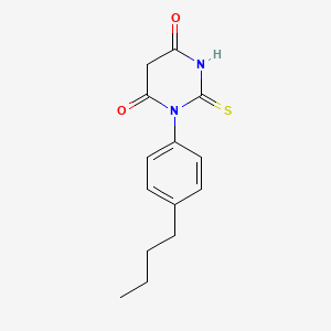 1-(4-butylphenyl)-2-thioxodihydropyrimidine-4,6(1H,5H)-dione