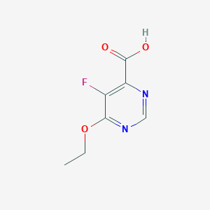 molecular formula C7H7FN2O3 B1491831 6-Ethoxy-5-fluoropyrimidine-4-carboxylic acid CAS No. 1934465-39-0
