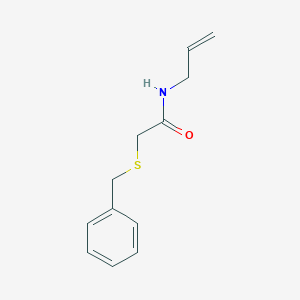 molecular formula C12H15NOS B14918313 2-(benzylsulfanyl)-N-(prop-2-en-1-yl)acetamide 