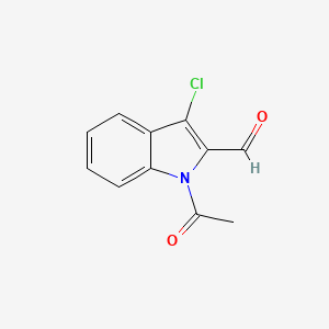 1-acetyl-3-chloro-1H-indole-2-carbaldehyde