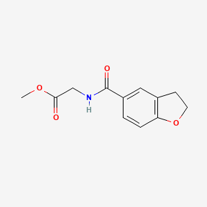 molecular formula C12H13NO4 B14918390 Methyl (2,3-dihydrobenzofuran-5-carbonyl)glycinate 