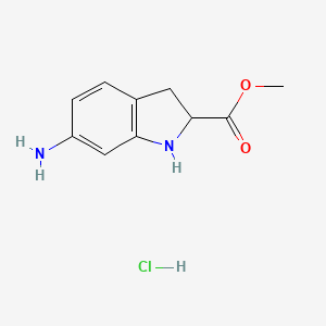 Methyl6-aminoindoline-2-carboxylatehydrochloride