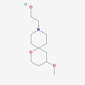 2-(4-Methoxy-1-oxa-9-azaspiro[5.5]undecan-9-yl)ethan-1-ol