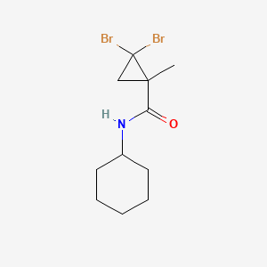 2,2-Dibromo-N-cyclohexyl-1-methylcyclopropanecarboxamide