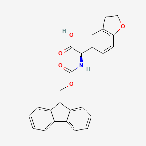 (R)-2-((((9H-Fluoren-9-yl)methoxy)carbonyl)amino)-2-(2,3-dihydrobenzofuran-5-yl)acetic acid