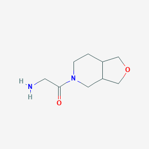 2-amino-1-(hexahydrofuro[3,4-c]pyridin-5(3H)-yl)ethan-1-one