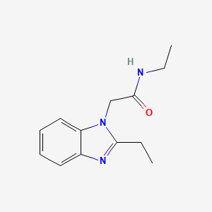 n-Ethyl-2-(2-ethyl-1h-benzo[d]imidazol-1-yl)acetamide