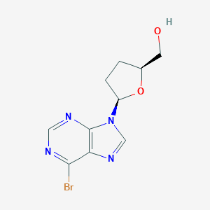 B149185 [(2S,5R)-5-(6-bromopurin-9-yl)oxolan-2-yl]methanol CAS No. 132194-25-3