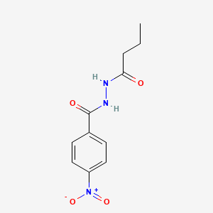 N'-butanoyl-4-nitrobenzohydrazide