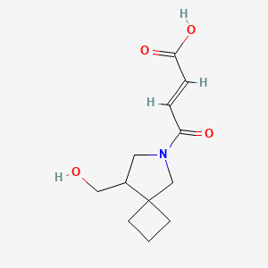 (E)-4-(8-(hydroxymethyl)-6-azaspiro[3.4]octan-6-yl)-4-oxobut-2-enoic acid