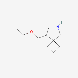 molecular formula C10H19NO B1491852 8-(Ethoxymethyl)-6-azaspiro[3.4]octane CAS No. 2090911-85-4