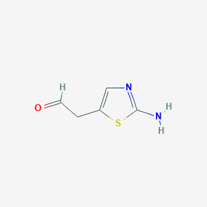 2-(2-Aminothiazol-5-yl)acetaldehyde