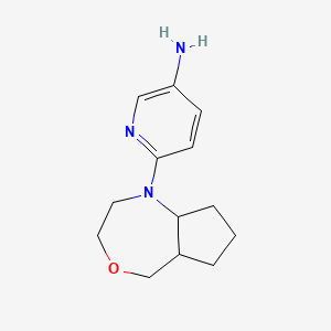 6-(octahydro-1H-cyclopenta[e][1,4]oxazepin-1-yl)pyridin-3-amine