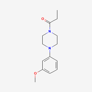 1-(4-(3-Methoxyphenyl)piperazin-1-yl)propan-1-one