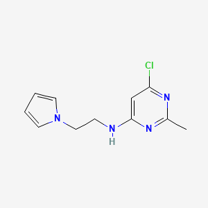 N-(2-(1H-pyrrol-1-yl)ethyl)-6-chloro-2-methylpyrimidin-4-amine