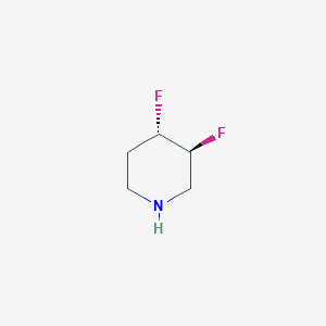 molecular formula C5H9F2N B14918623 trans-3,4-Difluoropiperidine 