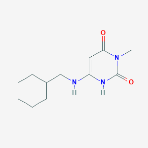 6-((cyclohexylmethyl)amino)-3-methylpyrimidine-2,4(1H,3H)-dione