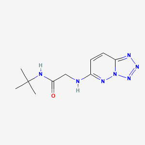 n-(Tert-butyl)-2-(tetrazolo[1,5-b]pyridazin-6-ylamino)acetamide