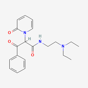 N-(2-Diethylamino-ethyl)-3-oxo-2-(2-oxo-2H-pyridin-1-yl)-3-phenyl-propionamide