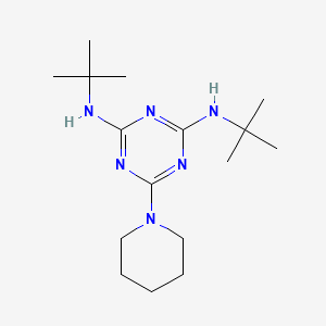 1,3,5-Triazine, 2,6-di(tert-butylamino)-4-(1-piperidyl)-