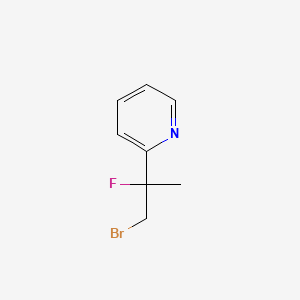 2-(1-Bromo-2-fluoropropan-2-yl)pyridine