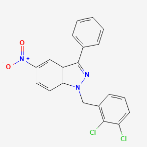 1-(2,3-dichlorobenzyl)-5-nitro-3-phenyl-1H-indazole