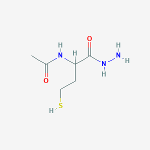 B149189 2-Acetamido-4-mercaptobutanoic acid hydrazide CAS No. 77076-41-6
