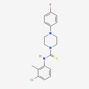 N-(3-chloro-2-methylphenyl)-4-(4-fluorophenyl)piperazine-1-carbothioamide