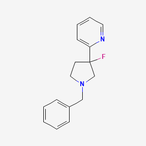 2-(1-Benzyl-3-fluoropyrrolidin-3-yl)pyridine