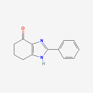 molecular formula C13H12N2O B14918999 2-phenyl-1,5,6,7-tetrahydro-4H-benzimidazol-4-one 