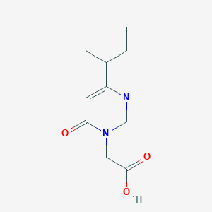 molecular formula C10H14N2O3 B1491901 2-(4-(sec-butyl)-6-oxopyrimidin-1(6H)-yl)acetic acid CAS No. 2097968-16-4