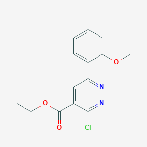 Ethyl 3-chloro-6-(2-methoxyphenyl)pyridazine-4-carboxylate