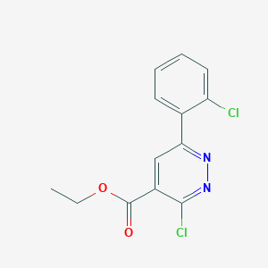 Ethyl 3-chloro-6-(2-chlorophenyl)pyridazine-4-carboxylate