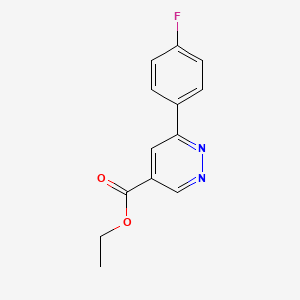 molecular formula C13H11FN2O2 B1491911 Ethyl 6-(4-fluorophenyl)pyridazine-4-carboxylate CAS No. 2098092-38-5