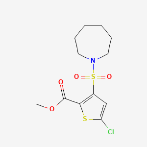 Methyl 3-(azepan-1-ylsulfonyl)-5-chlorothiophene-2-carboxylate