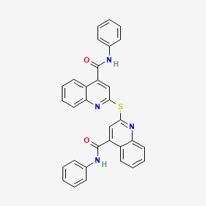 2,2'-sulfanediylbis(N-phenylquinoline-4-carboxamide)