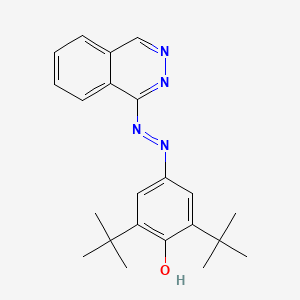 2,6-Di-tert-butyl-4-[2-(phthalazin-1-yl)hydrazinylidene]cyclohexa-2,5-dien-1-one