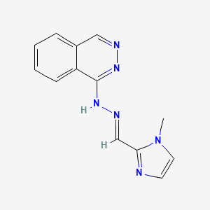 molecular formula C13H12N6 B14919159 (1Z)-1-{(2E)-[(1-methyl-1H-imidazol-2-yl)methylidene]hydrazinylidene}-1,2-dihydrophthalazine 